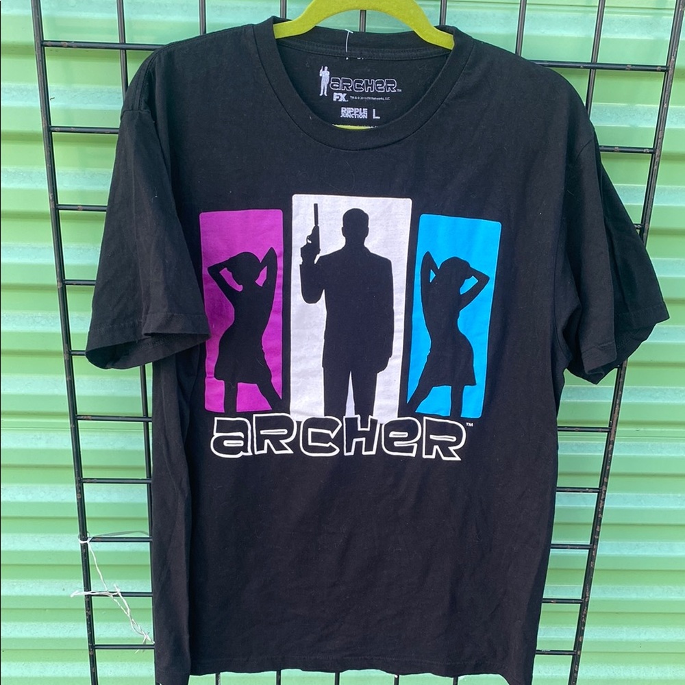 Archer Black Graphic T-Shirt